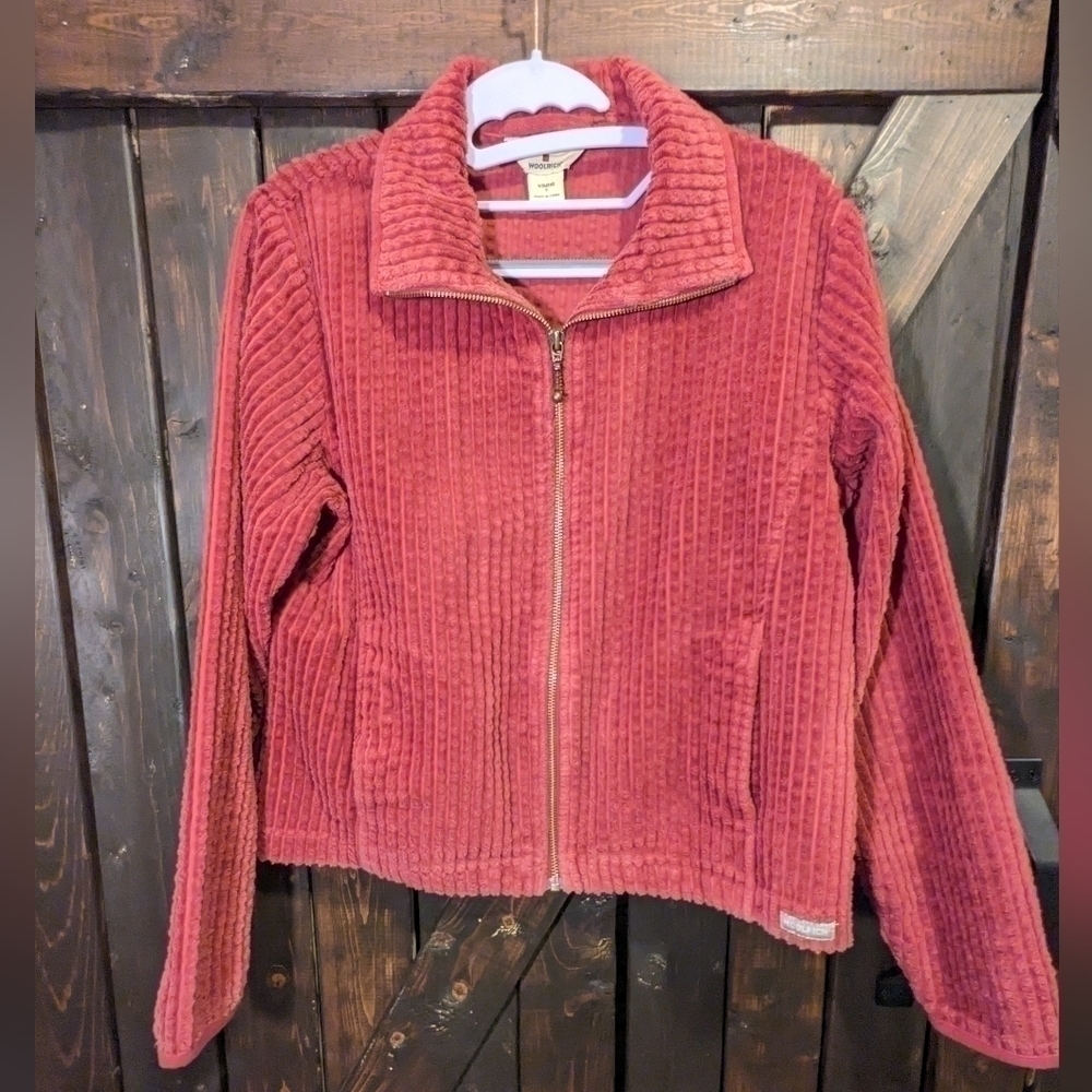 VINTAGE Woolrich zip jacket, size M